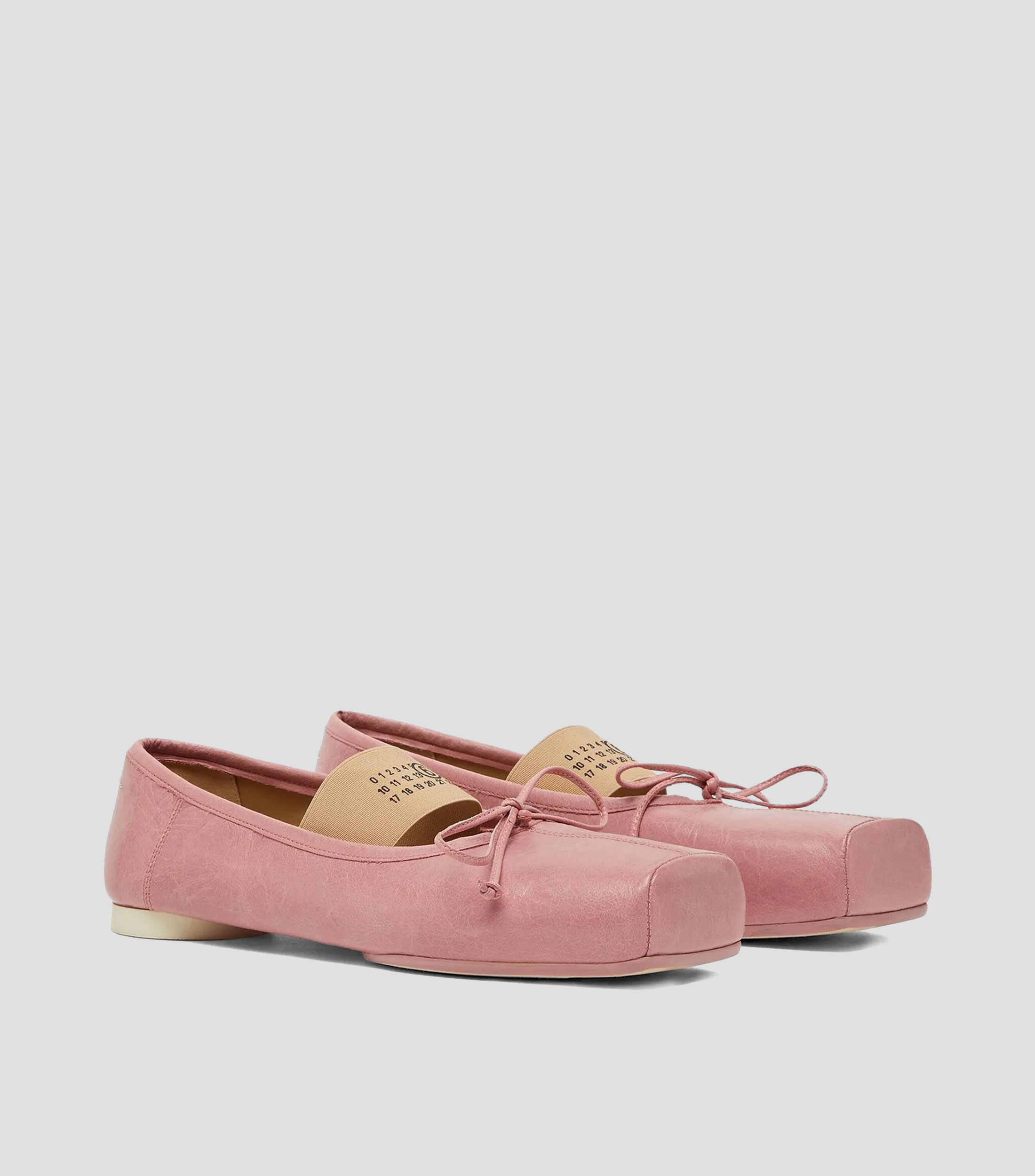 Flats en piel Mujer
